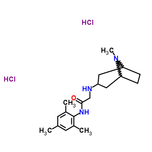 123202-93-7  N~2~-(8-methyl-8-azabicyclo[3.2.1]oct-3-yl)-N-(2,4,6-trimethylphenyl)glycinamide dihydrochloride