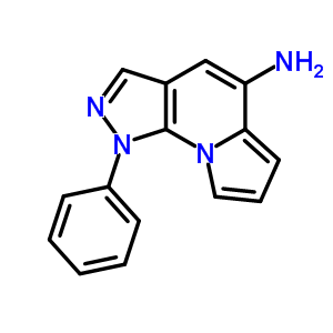 123705-07-7  1-phenyl-1H-pyrazolo[3,4-e]indolizin-5-amine