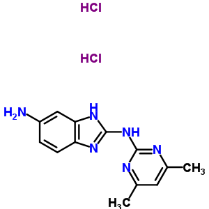 124636-11-9  N~2~-(4,6-dimethylpyrimidin-2-yl)-1H-benzimidazole-2,6-diamine dihydrochloride