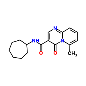 125055-64-3  N-cycloheptyl-6-methyl-4-oxo-4H-pyrido[1,2-a]pyrimidine-3-carboxamide