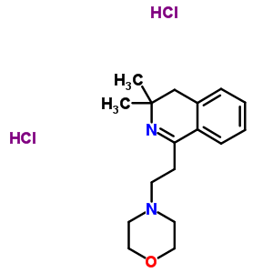 126356-33-0  3,3-dimethyl-1-(2-morpholin-4-ylethyl)-3,4-dihydroisoquinoline dihydrochloride