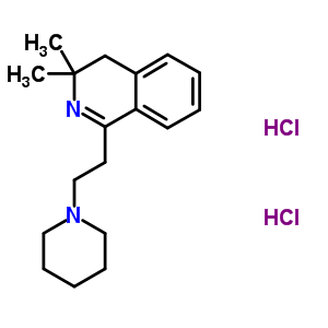 126356-34-1  3,3-dimethyl-1-(2-piperidin-1-ylethyl)-3,4-dihydroisoquinoline dihydrochloride