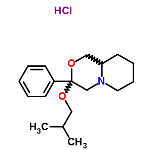 126806-99-3  3-(2-methylpropoxy)-3-phenyloctahydropyrido[2,1-c][1,4]oxazine hydrochloride