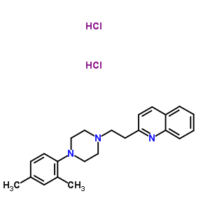 126921-27-5  2-{2-[4-(2,4-dimethylphenyl)piperazin-1-yl]ethyl}quinoline dihydrochloride