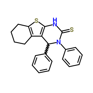 128352-87-4  3,4-diphenyl-3,4,5,6,7,8-hexahydro[1]benzothieno[2,3-d]pyrimidine-2(1H)-thione