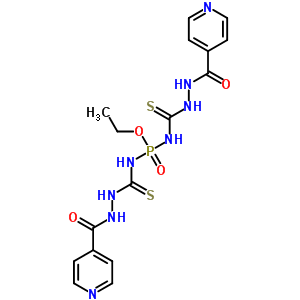 20446-93-9  ethyl N,N'-bis{[2-(pyridin-4-ylcarbonyl)hydrazino]carbonothioyl}diamidophosphate