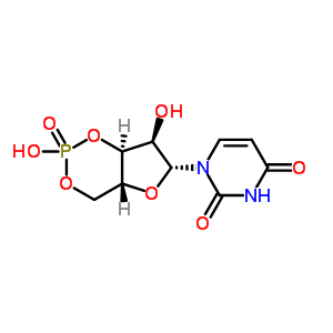 24656-44-8;4004-57-3  1-[(4aR,6R,7R,7aS)-2,7-dihydroxy-2-oxidotetrahydro-4H-furo[3,2-d][1,3,2]dioxaphosphinin-6-yl]pyrimidine-2,4(1H,3H)-dione