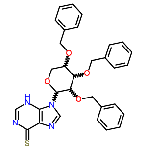 26848-08-8;26848-09-9  9-(2,3,4-tri-O-benzylpentopyranosyl)-3,9-dihydro-6H-purine-6-thione
