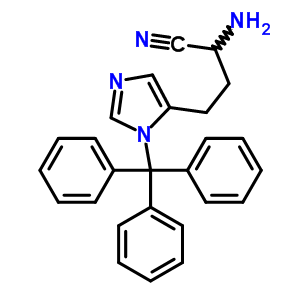 268548-74-9  2-amino-4-(1-trityl-1H-imidazol-5-yl)butanenitrile
