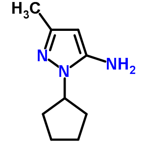 30241-37-3  1-cyclopentyl-3-methyl-1H-pyrazol-5-amine