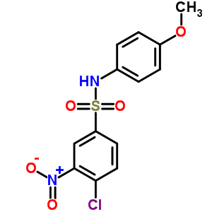 30751-26-9  4-chloro-N-(4-methoxyphenyl)-3-nitrobenzenesulfonamide