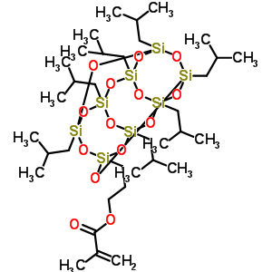 307531-94-8  3-[3,5,7,9,11,13,15-heptakis(2-methylpropyl)pentacyclo[9.5.1.1~3,9~.1~5,15~.1~7,13~]octasilox-1-yl]propyl 2-methylprop-2-enoate