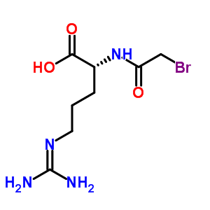 31373-68-9  N~2~-(bromoacetyl)-N~5~-(diaminomethylidene)-D-ornithine