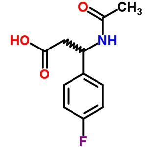 332052-58-1  3-(acetylamino)-3-(4-fluorophenyl)propanoic acid