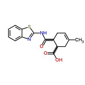 332410-15-8  6-(1,3-benzothiazol-2-ylcarbamoyl)-3-methylcyclohex-3-ene-1-carboxylic acid