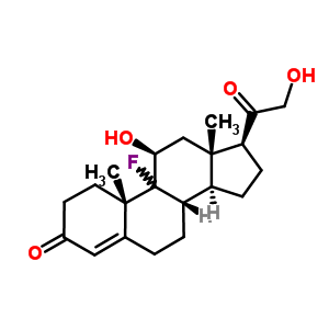 336-45-8  (9xi,11beta)-9-fluoro-11,21-di-hidroxipregn-4-eno-3,20-diona