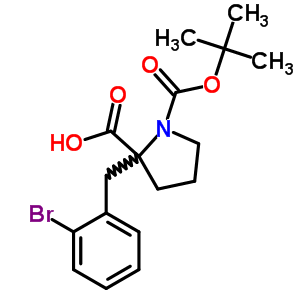 351002-85-2  2-(2-bromobenzyl)-1-(tert-butoxycarbonyl)proline 