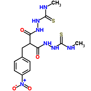 37124-71-3  2,2'-[2-(4-nitrobenzyl)-1,3-dioxopropane-1,3-diyl]bis(N-methylhydrazinecarbothioamide)