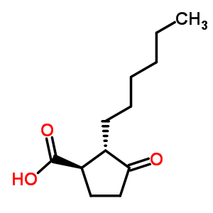 37172-52-4  (1R,2S)-2-hexyl-3-oxocyclopentanecarboxylic acid