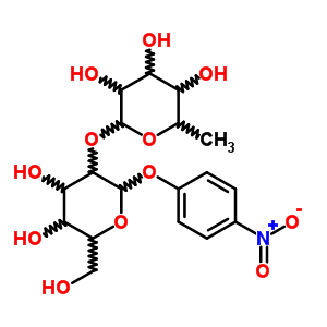 383417-46-7;66347-27-1;77640-21-2  4-nitrophenyl 2-O-(6-deoxyhexopyranosyl)hexopyranoside 383417-46-7;66347-27-1;77640-21-2  4-nitrophenyl 2-O-(6-deoxyhexopyranosyl)hexopyranoside