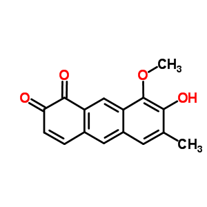 38393-67-8  7-hydroxy-8-methoxy-6-methylanthracene-1,2-dione