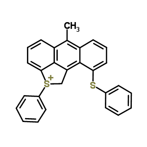 41134-88-7  6-methyl-2-phenyl-10-(phenylsulfanyl)-1H-anthra[1,9-bc]thiophenium