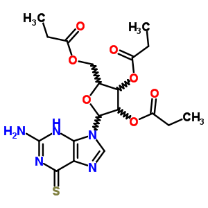 42558-88-3  2-amino-9-(2,3,5-tri-O-propanoylpentofuranosyl)-3,9-dihydro-6H-purine-6-thione