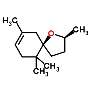 43126-21-2;66965-89-7  (2S,5R)-2,7,10,10-tetramethyl-1-oxaspiro[4.5]dec-7-ene