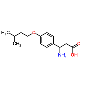 435345-30-5  (3R)-3-amino-3-[4-(3-methylbutoxy)phenyl]propanoic acid