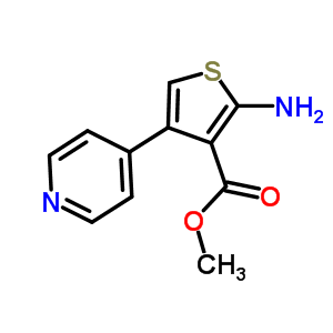438229-64-2  methyl 2-amino-4-pyridin-4-ylthiophene-3-carboxylate 438229-64-2  methyl 2-amino-4-pyridin-4-ylthiophene-3-carboxylate