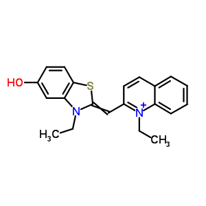 4512-79-2  1-ethyl-2-[(3-ethyl-5-hydroxy-1,3-benzothiazol-2(3H)-ylidene)methyl]quinolinium