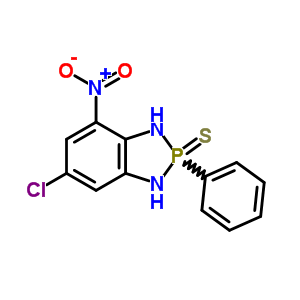 4600-26-4  6-chloro-4-nitro-2-phenyl-2,3-dihydro-1H-1,3,2-benzodiazaphosphole 2-sulfide