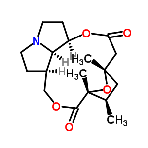 50906-96-2  (4R,7R,10aS,15aR,15bR)-4,6,7-trimethyldodecahydro-2H-4,7-epoxy[1,6]dioxacyclotridecino[2,3,4-gh]pyrrolizine-2,8(3H)-dione