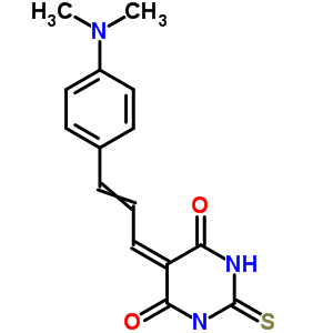 51325-80-5  5-{3-[4-(dimethylamino)phenyl]prop-2-en-1-ylidene}-2-thioxodihydropyrimidine-4,6(1H,5H)-dione