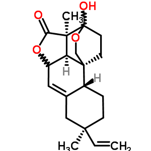 51415-08-8  (3aR,8R,10aR,10bS,10cR)-8-ethenyl-3-hydroxy-3a,8-dimethyl-2,3,3a,5a,7,8,9,10,10a,10c-decahydro-1H,4H-3,10b-(epoxymethano)phenanthro[10,1-bc]furan-4-one