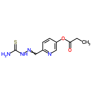 51984-20-4  6-(carbamothioylcarbonohydrazonoyl)pyridin-3-yl propanoate