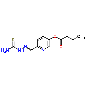 51984-21-5  6-(carbamothioylcarbonohydrazonoyl)pyridin-3-yl butanoate