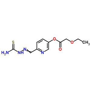 51984-25-9  6-(carbamothioylcarbonohydrazonoyl)pyridin-3-yl ethoxyacetate
