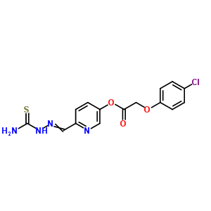 51984-30-6  6-(carbamothioylcarbonohydrazonoyl)pyridin-3-yl (4-chlorophenoxy)acetate