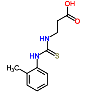 52060-67-0  N-[(2-methylphenyl)carbamothioyl]-beta-alanine