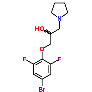 5620-64-4  1-(4-bromo-2,6-difluorophenoxy)-3-pyrrolidin-1-ylpropan-2-ol