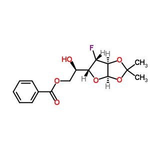 56632-74-7  3-deoxy-3-fluoro-1,2-O-(1-methylethylidene)-6-O-(phenylcarbonyl)-alpha-D-glucofuranose