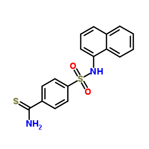 56768-57-1  4-(naphthalen-1-ylsulfamoyl)benzenecarbothioamide
