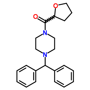 5697-90-5  1-(diphenylmethyl)-4-(tetrahydrofuran-2-ylcarbonyl)piperazine
