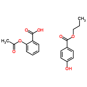 57762-41-1  2-(acetyloxy)benzoic acid - propyl 4-hydroxybenzoate (1:1)