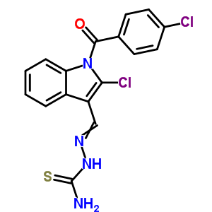 57989-53-4  2-chloro-1-[(4-chlorophenyl)carbonyl]-1H-indole-3-carbaldehyde thiosemicarbazone