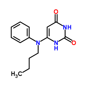 58668-96-5  6-[butyl(phenyl)amino]pyrimidine-2,4(1H,3H)-dione