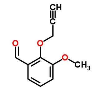 58758-45-5  3-methoxy-2-(prop-2-yn-1-yloxy)benzaldehyde