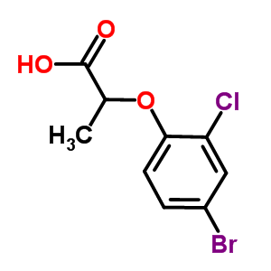 588681-97-4  2-(4-bromo-2-chlorophenoxy)propanoic acid