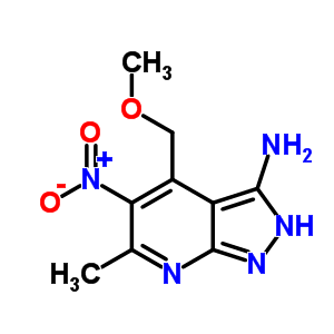 59225-09-1  4-(methoxymethyl)-6-methyl-5-nitro-2H-pyrazolo[3,4-b]pyridin-3-amine